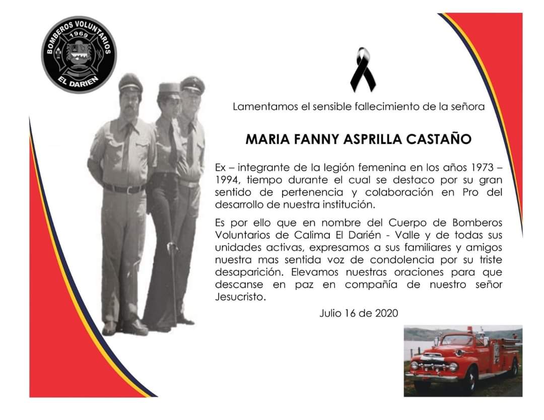 Noticia Bomberos Darién Julio 16 de 2020