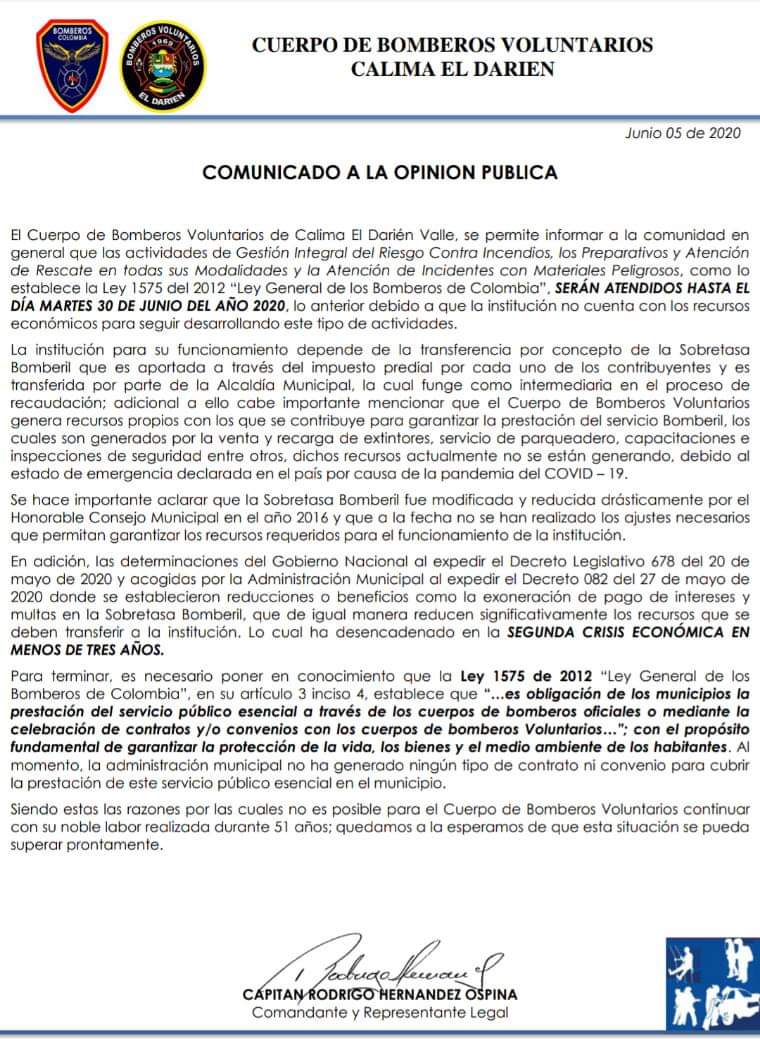 Noticia Junio 05 2020